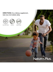 NaturesPlus Hema-Plex Iron – 60 Slow-Release Mini-Tabs | 85 mg Chelated Iron | Total Blood Health