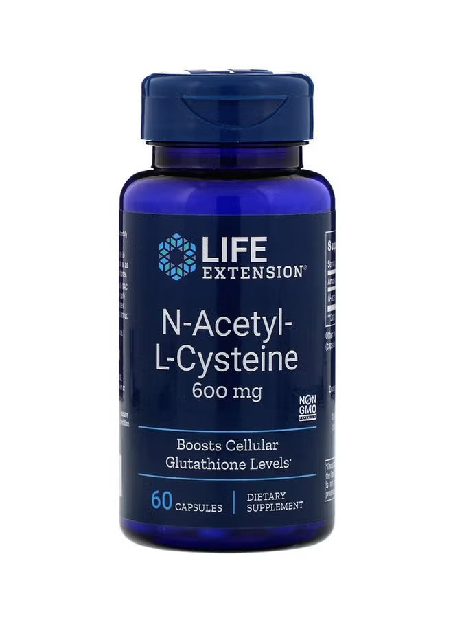 N-Acetyl-L-Cysteine (NAC) 600 mg – 60 Capsules