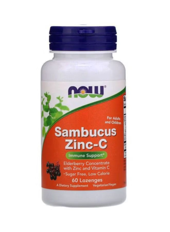 Sambucus Zinc-C, 60 Lozenges