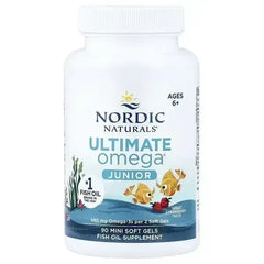 Nordic Naturals Ultimate Omega Junior – Strawberry, 90 Mini Soft Gels - Mumzar