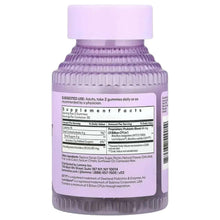 Lemme Debloat probiotic gummy supplement bottle, back label with facts