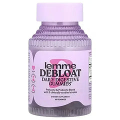 Lemme Debloat Daily Digestive Probiotic Gummies – 60 Gummies - Mumzar