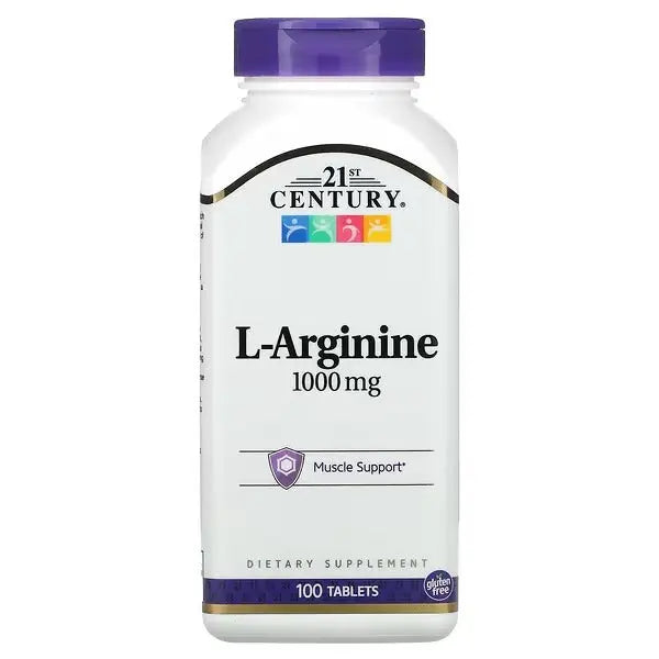 21st Century L-Arginine 1,000 mg – 100 Tablets 21st Century