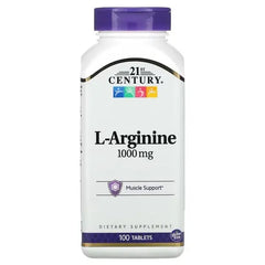21st Century L-Arginine 1,000 mg – 100 Tablets 21st Century