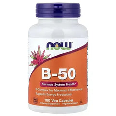 NOW Foods B-50 – 100 Veg Capsules - Mumzar