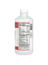Buried Treasure liquid supplement bottle with Supplement Facts back label