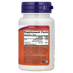 NOW Foods Folic Acid – 250 Tablets - Mumzar