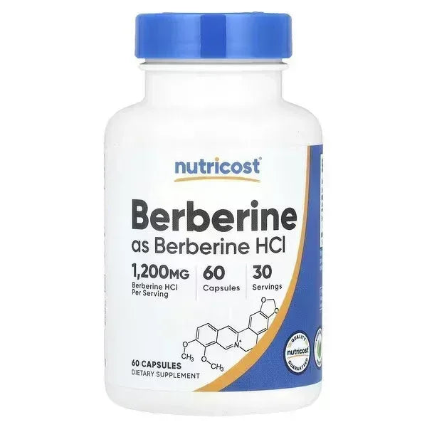 Nutricost Berberine – 60 Capsules (600 mg per Capsule) - Mumzar