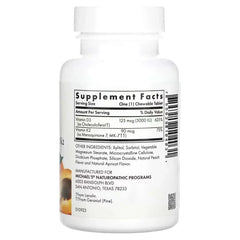 Michael’s Health D3 with Vitamin K2 – Apricot Flavor, 90 Vegetarian Chewable Tablets - Mumzar