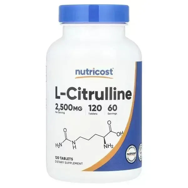 Nutricost L-Citrulline – 120 Tablets (1,250 mg per Tablet) - Mumzar