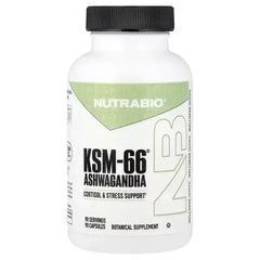 NutraBio KSM-66 Ashwagandha – 90 Capsules - Mumzar