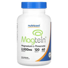 Nutricost Magtein® Magnesium L-Threonate – 120 Capsules (666 mg per Capsule)