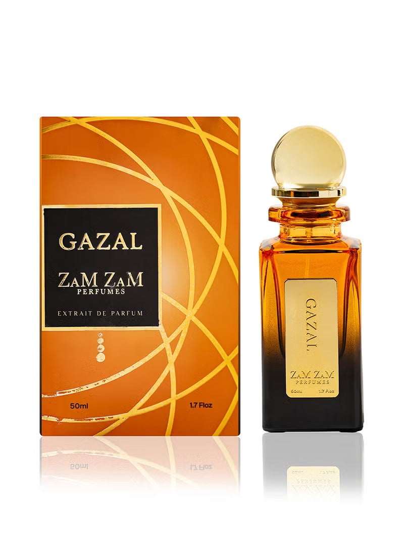 Zamzam Gazal Perfume – 50ml, Unisex Eau de Parfum - Mumzar