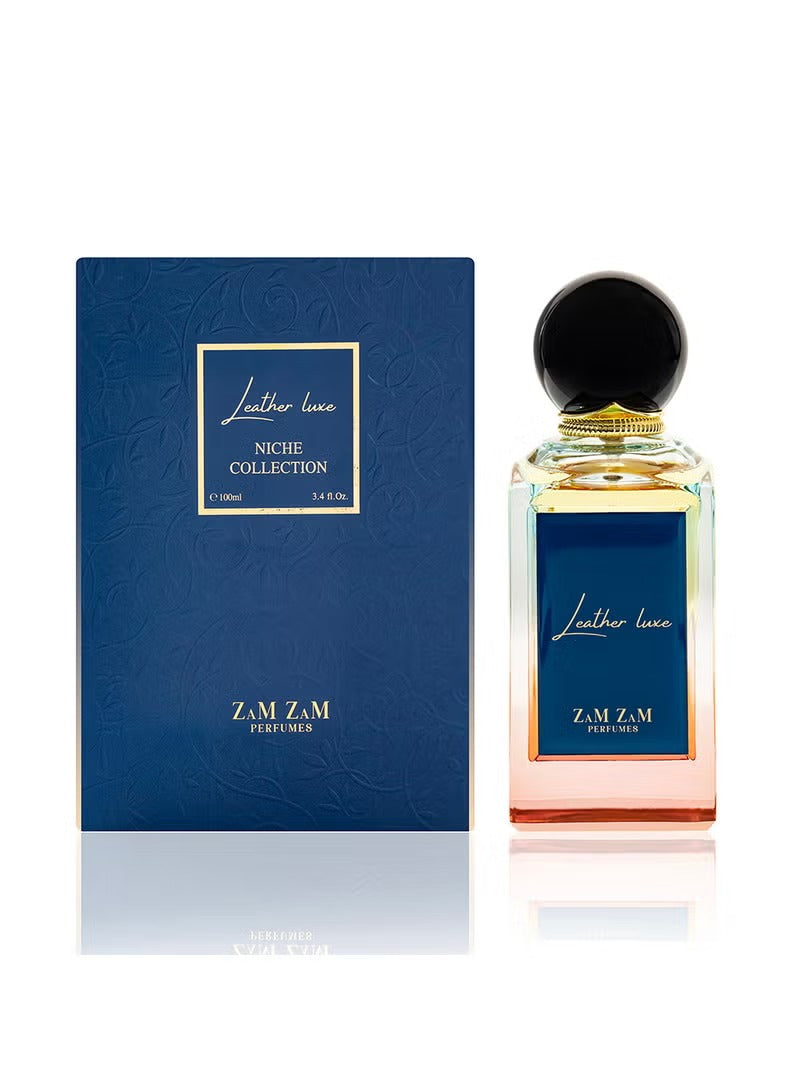 Zamzam Leather Luxe Unisex Eau de Parfum – 100ml - Mumzar