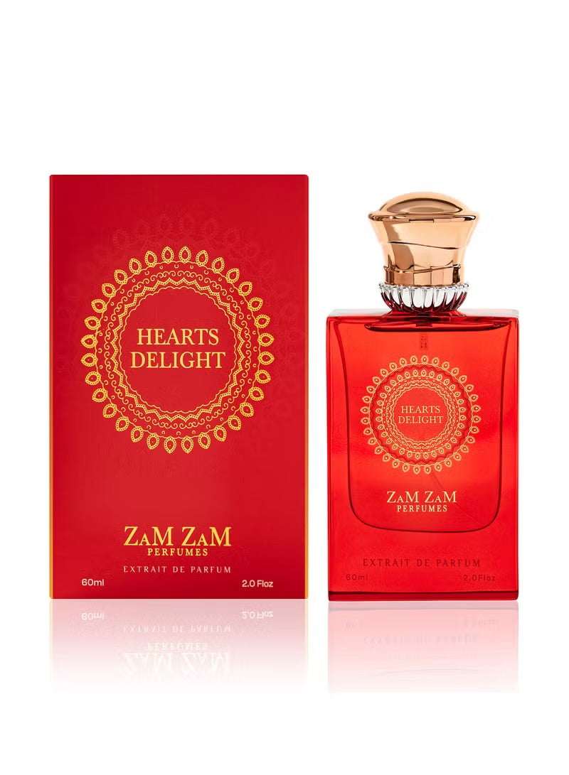 Zamzam Hearts Delight Perfume – 60ml Unisex Eau de Parfum - Mumzar