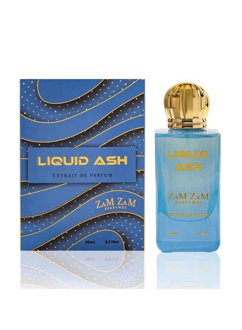 Liquid Ash by ZamZam Perfume – 80ml Men’s Eau de Parfum - Mumzar