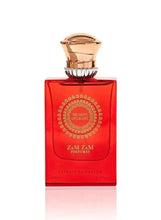 Red Hearts Delight perfume bottle with gold cap and front label, 60ml