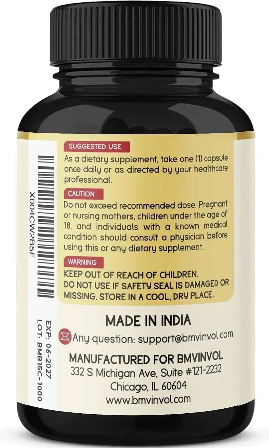 Berberine HCl Dietary Supplement Capsules – 150 Capsules - Mumzar