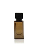 Amber Eau de Parfum bottle with black textured cap