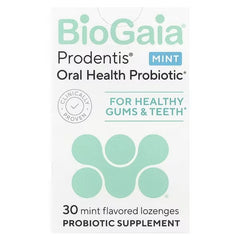 BioGaia Prodentis® Oral Health Probiotic – Mint, 30 Lozenges - Mumzar