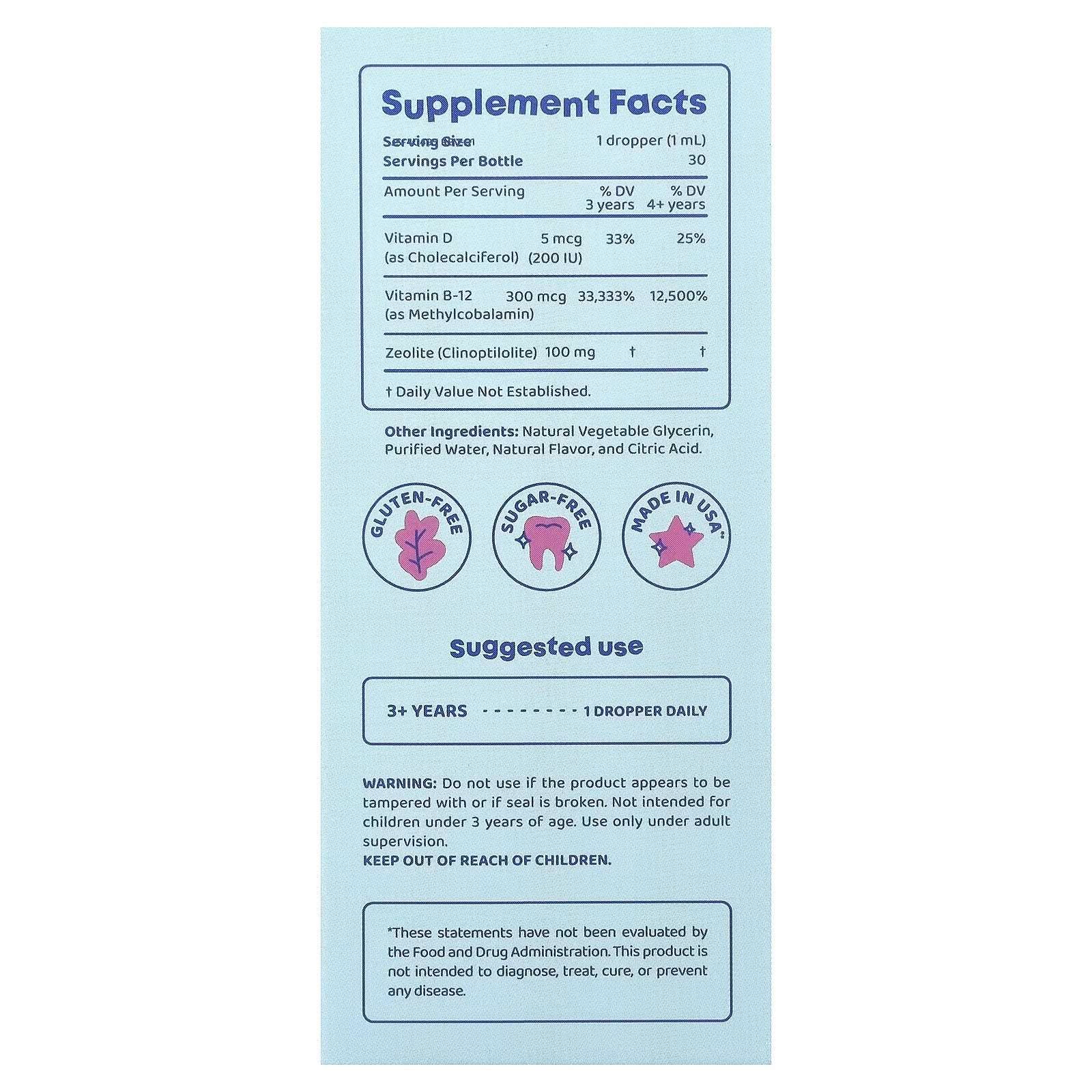 JoySpring Lingo Leap – 1 fl oz (30 ml) – Natural Oral Supplement for Kids