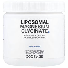 Codeage Liposomal Magnesium Glycinate – 240 Vegetable Capsules – Highly Absorbable Magnesium Supplement - Mumzar