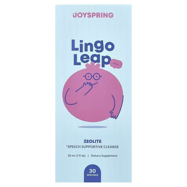 JoySpring Lingo Leap – 1 fl oz (30 ml) – Natural Oral Supplement for Kids