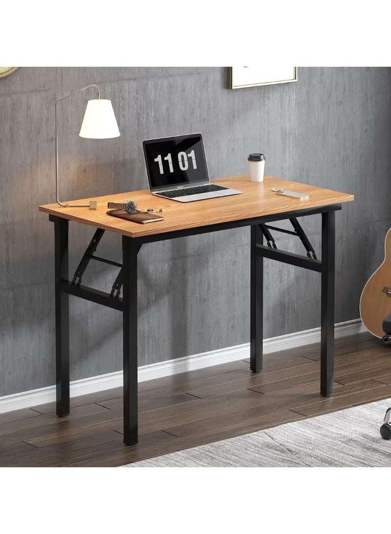 Portable Adjustable Laptop Table for Bed, Sofa, and Beyond – Yellow (80cm x 50cm x 75cm)