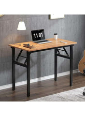 Portable Adjustable Laptop Table for Bed, Sofa, and Beyond – Yellow (80cm x 50cm x 75cm)