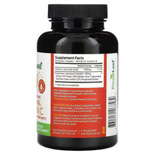 ForestLeaf liposomal Vitamin C bottle, black cap, Supplement Facts back label