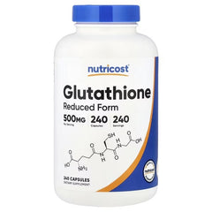 Nutricost Glutathione 500 mg – 240 Capsules