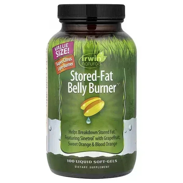Irwin Naturals Stored-Fat Belly Burner – 100 Liquid Softgels - Mumzar