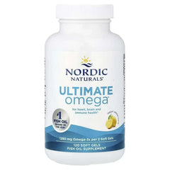 Nordic Naturals Ultimate Omega® – Great Lemon, 120 Soft Gels (640 mg per Soft Gel) - Mumzar