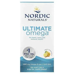 Nordic Naturals Ultimate Omega® – Great Lemon, 120 Soft Gels (640 mg per Soft Gel) - Mumzar