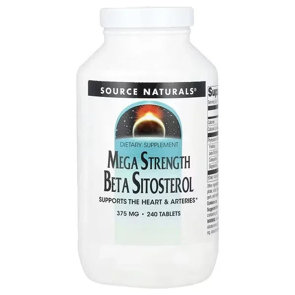 Source Naturals Mega Strength Beta Sitosterol – 240 Tablets - Mumzar