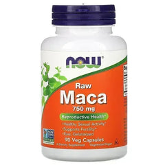 NOW Foods Raw Maca – 750 mg, 90 Veg Capsules - Mumzar