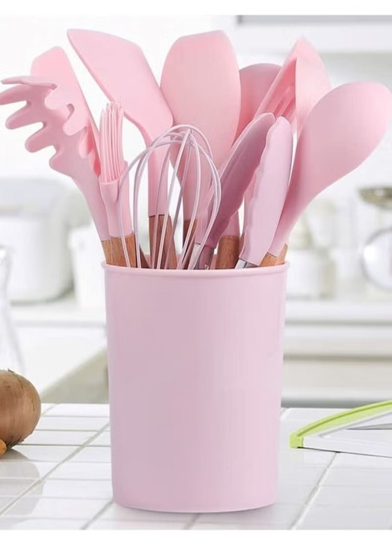 12 In 1 Non Stick Silicone Cooking Utensils Set - Mumzar