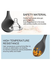 12 Pieces In 1 Set Silicone Kitchen Accessories Cooking Tools Kitchenware Silicone Utensils With Wooden Handles - Mumzar