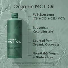 Sports Research Organic MCT Oil – 32 fl oz (946 ml) - Mumzar