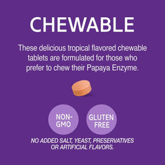 21st Century, Chewable Papaya Enzyme, 100 Tablets - Mumzar