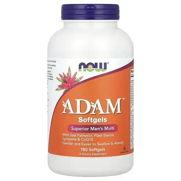 NOW Foods ADAM™ Superior Men’s Multi – 180 Softgels - Mumzar