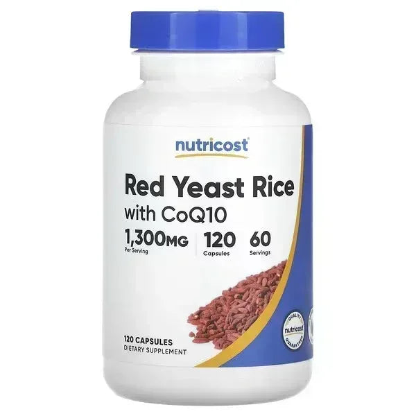 Nutricost Red Yeast Rice with CoQ10 – 120 Capsules - Mumzar