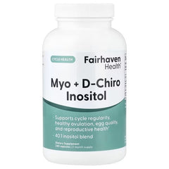Fairhaven Health, Myo + D-Chiro Inositol, 240 Capsules - Mumzar