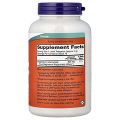 NOW Foods Magnesium Bisglycinate Powder – 8 oz (227 g) - Mumzar