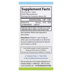 Carlson, Kid's Super Daily® D3, 0.35 fl oz (10.3 ml)