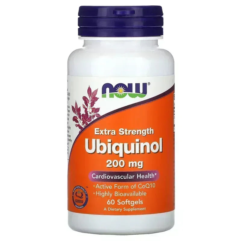 NOW Foods Ubiquinol – 200 mg, 60 Softgels - Mumzar