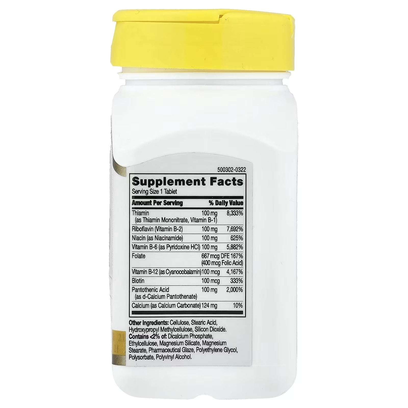 21st Century, B-100 Complex, Prolonged Release, 60 Tablets