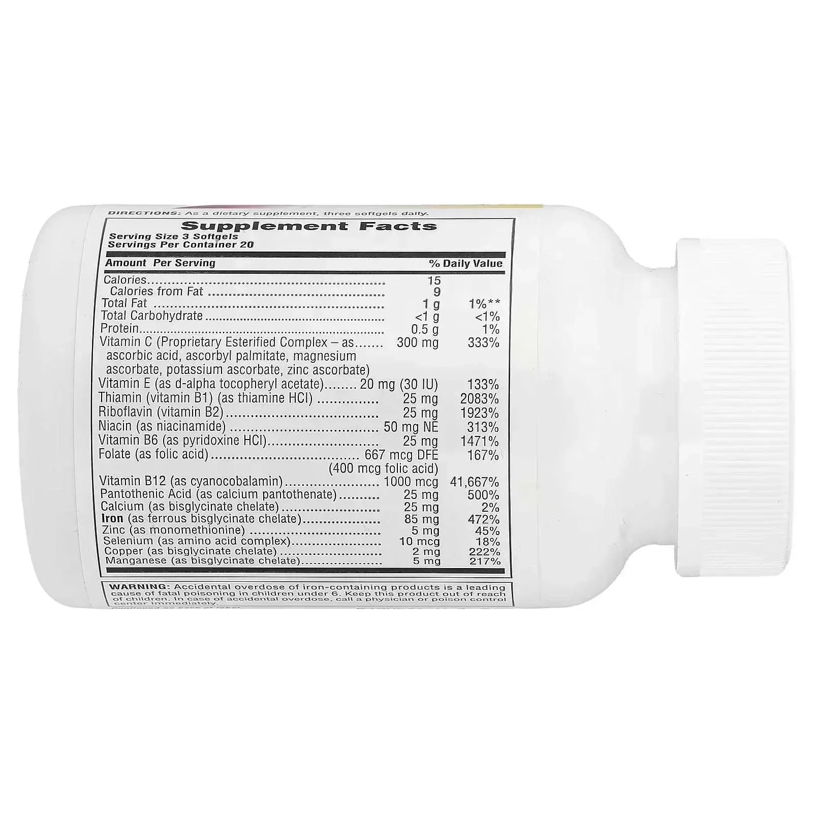 NaturesPlus, Hema-Plex® Iron, 60 Fast-Acting Softgels - Mumzar