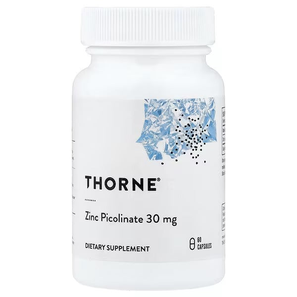 Thorne, Zinc Picolinate, 30 mg, 60 Capsules - Mumzar