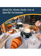 Stainless Steel Silver Cutlery Set | Elegant Spoon, Knife & Fork Dining Ensemble